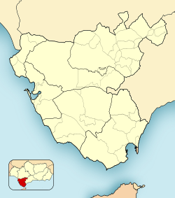 Chiclana de la Frontera is located in Province of Cádiz