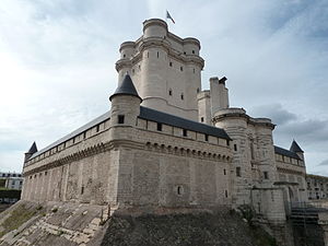The Château de Vincennes (completed 1369)