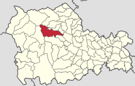 Location in Neamț County