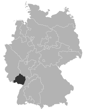 Karte der Evangelischen Kirche der Pfalz