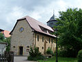 Evangelische Pfarrkirche St. Margareta mit Ausstattung, Kirchhof, Kirchhofmauer, Steintor, historische Grabsteine