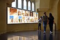 Lower floor with exhibition in Sagrada Família