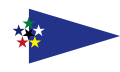 A proposal for a burgee by contributor Ivan Sache