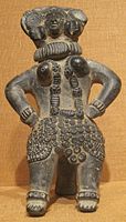 Frauenfigur, Maurya-Periode, Terrakotta