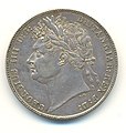 Half crown of George IV, 1821