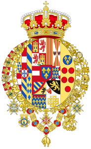 Prince Ferdinand's arms as head of the Royal House 1934-1960