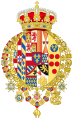 Wappen der Könige beider Sizilien und Titularkönige von Jerusalem