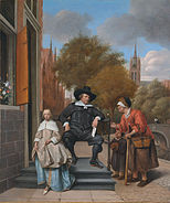 A Burgomaster of Delft and his daughter, 1654, Rijksmuseum