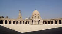 Mosque of Ibn Tulun (876–9) in Cairo is an example of Abbasid architecture built by the autonomous Abbasid governor Ahmad ibn Tulun[47]