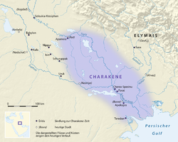 A map of Characene.