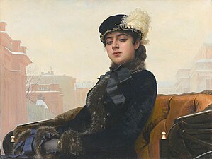 Ivan Kramskoi, Portrait of an Unknown Woman (1883)