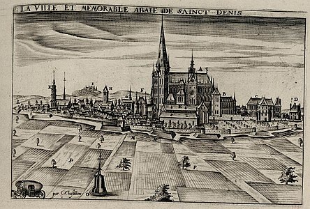 The cathedral in 1655 by Claude Chastillon