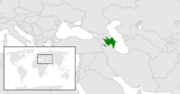 Locator map for Azerbaijan