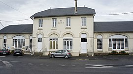 The town hall in Souain