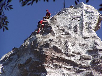 Climbers on the Matterhorn in 2005