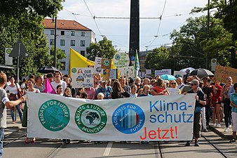 Munich for Future. Gemeinsame Demonstration von Fridays for Future, Parents for Future und Scientists for Future am Sonntag, 21. Juli 2019