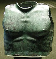 Greek bronze muscle cuirass, 370–340 BC