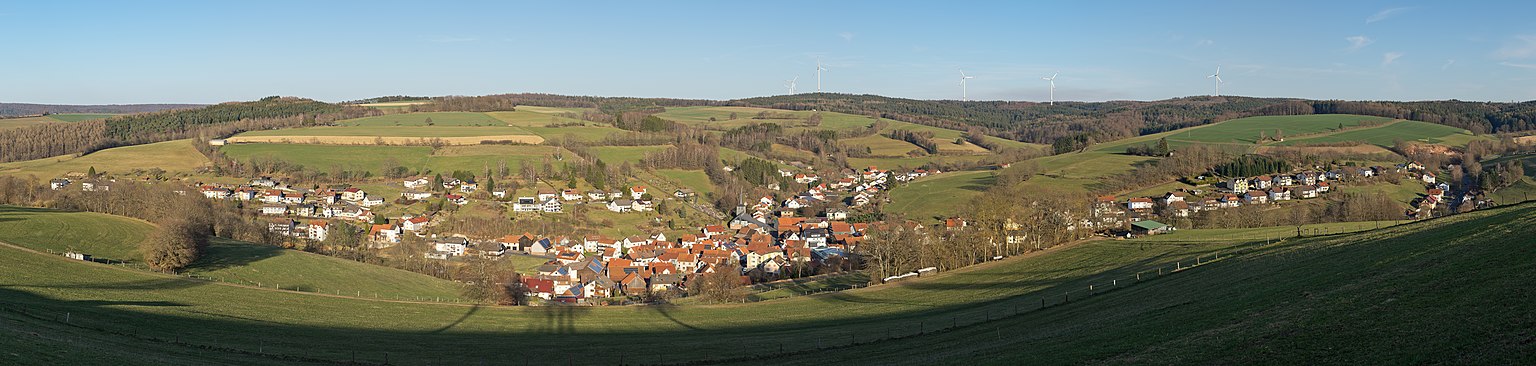 Panoramablick über Pfaffenhausen