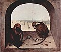 Pieter Brueghel the Elder, Two Monkeys, ca. 1565