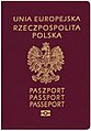 The coat of arms on a Polish passport (2006)