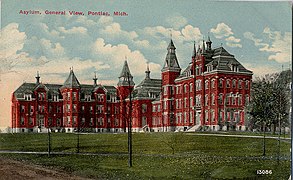 Eastern Michigan Asylum for the Insane, Pontiac, Michigan †