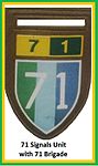 SADF 7 Division 71 Brigade Signals Unit Flash