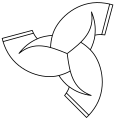 Snoldelev interlaced horns design (illustration)