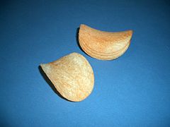 Stackable Pringles chips are hyperbolic paraboloids.