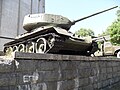 The museum's T-34-85 tank in 2011