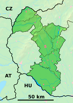 Ostrov is located in Trnava Region