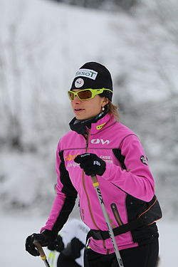 Claire Breton beim Biathlon-Weltcup 2012 in Hochfilzen