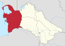 Balkan region in Turkmenistan