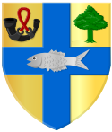 Wappen des Ortes Burgum