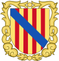Coat of arms of Balearic Islands (14th century–) (legal regulation, 1984–)