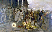 The Beheading of Saint Paul, painted by Enrique Simonet in 1887