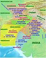 Macedonian satraps in India in 327-303 BC.