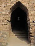 Doorway of Indo-Parthian Buddhist monastery at Takht-i-Bahi, Pakistan, c. 3rd century AD