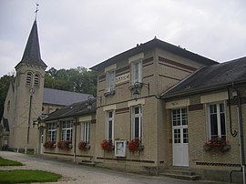 The town hall in Nampcel