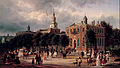 Independence Hall in Philadelphia by Ferdinand Richardt, between c. 1858 and c. 1863