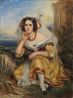Girl from Frascati in festive costume, 1839