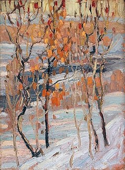 Study for Sumacs, oil on wood, 1915, National Gallery of Canada, Ottawa