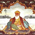 Fresco of Guru Nanak from Baoli Sahib, Goindwal.