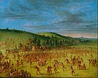 Ball-play of the Choctaw – Ball Up, 1846–1850 (Smithsonian American Art Museum)
