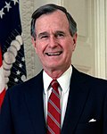 George H. W. Bush in 1989