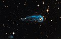 Image 33This light-year-long knot of interstellar gas and dust resembles a caterpillar. (from Interstellar medium)