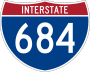 Interstate 684 marker