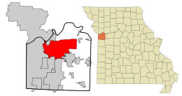 Location of Independence in Missouri