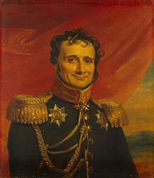 Portrait of author Antoine-Henri Jomini, in military uniform.