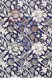 William Morris printed textile design (1883)
