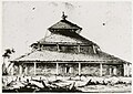 Moskee te Demak, Midden-Java in 1810, KITLV 29489